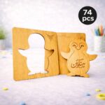 Wooden Learning Board for Kids | English & Urdu Alphabets, Numbers & Drawing Practice - Image 3
