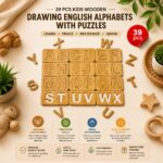 39-Piece Kids Drawing English Alphabets With Puzzles - Image 3