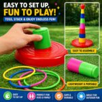 Ring Toss Game – Fun Outdoor Toy for Kids - Image 3