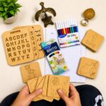 Wooden Learning Board for Kids | English & Urdu Alphabets, Numbers & Drawing Practice - Image 9