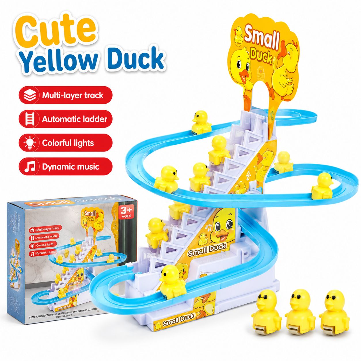 WhatsApp Image 2026-05-17 at 3.00.05 AM Cute Yellow Duck Stair Climbing Toy - Image 1
