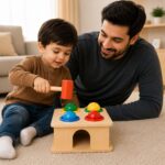 Wooden Hammer Toy for Kids – Fun Tap & Pop Learning Toy - Image 3