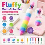 Fluffy Multi-Color Pen for Kids – Cute & Colorful Writing Fun