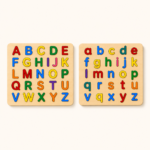 7-in-1 Kids Learning Bundle – Capital ABC, Small ABC, Urdu, Math, Shapes, Wooden Clock & LCD Writing Tablet - Image 4